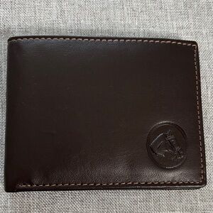 Classic Equestrian Brown Leather Men’s Wallet handmade Spain